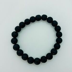 Black Beaded Bracelet